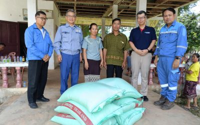 Villages Affected by Typhoon Bualoi Receive Support through Donation from Kansai Electric Group Employees