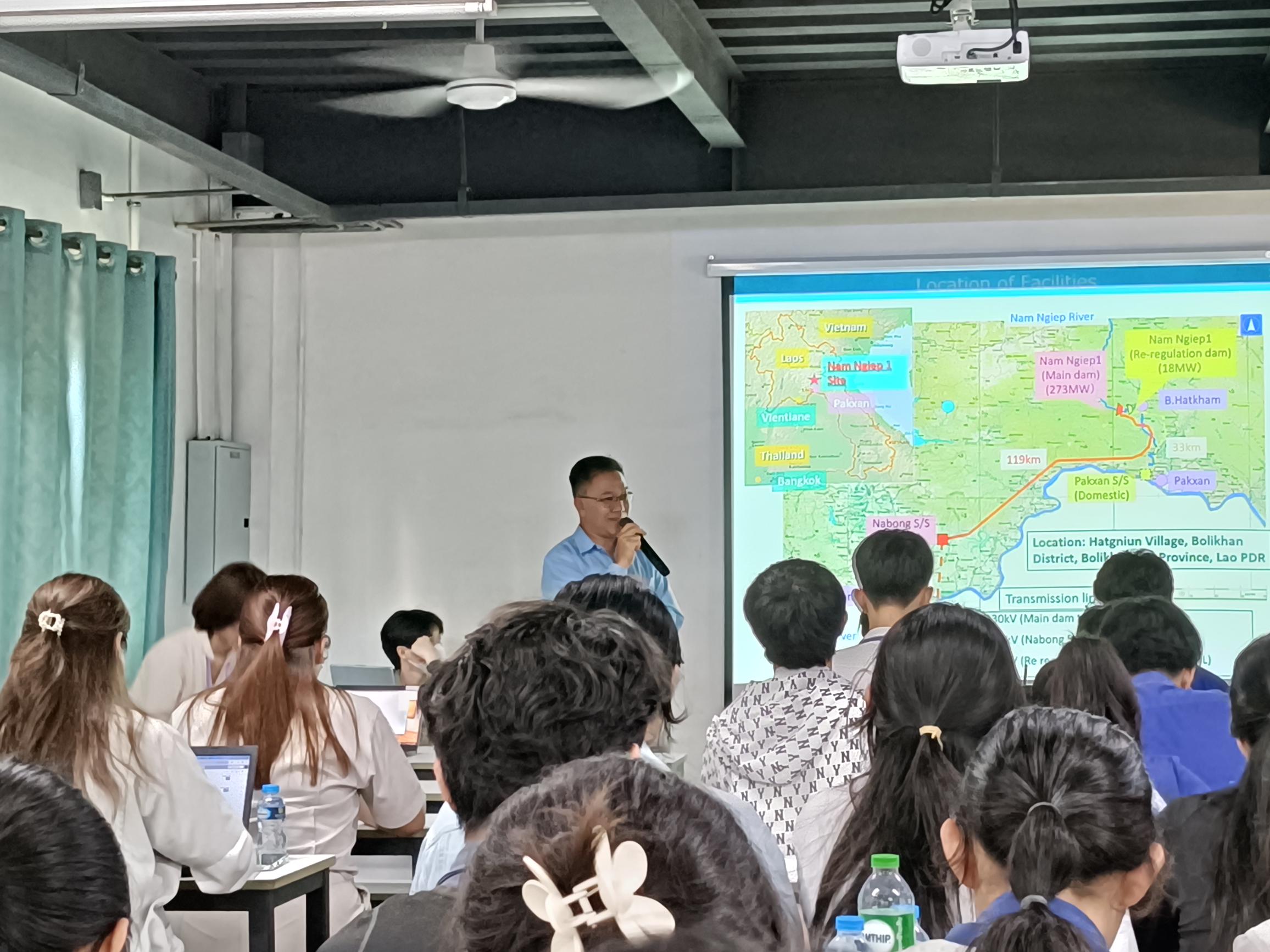 NNP1PC Shares Project Experience with Students at National University of Laos